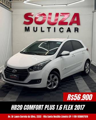 HYUNDAI HB20 1.6 COMFORT PLUS 16V FLEX 4P MANUAL HYUNDAI HB20 1.6 COMFORT PLUS 16V FLEX 4P MANUAL